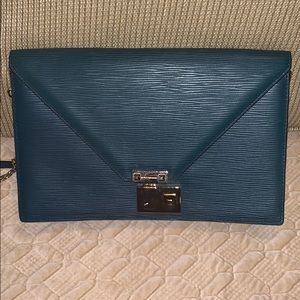 Teal purse